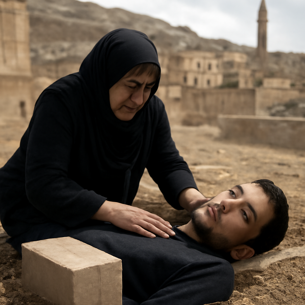 Mardin'de Acı Bir Veda: Anne ve Oğul Aynı Mezarda