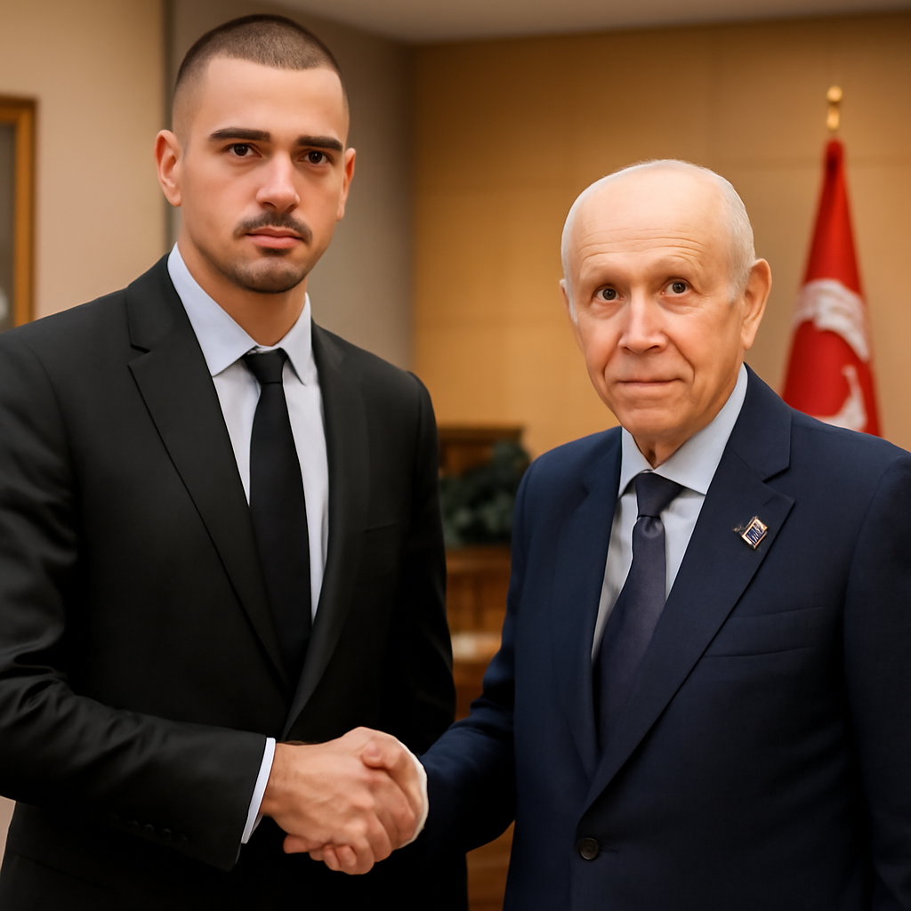 Merih Demiral, Devlet Bahçeli'yi Ziyaret Etti